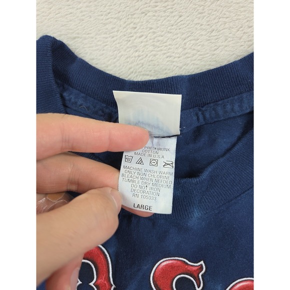 Vintage Boston Red Sox T Shirt‎ Mens Large Tie Dye Lee Sport - Picture 8 of 8